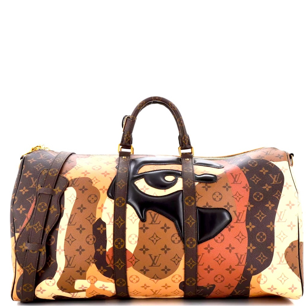 LOUIS VUITTON X KIDSUPER KEEPALL 55 NEW